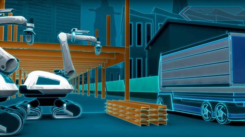Construction site of the future